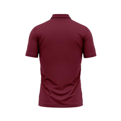 Next Print Customized Polo Neck Maroon Jersey Design 3