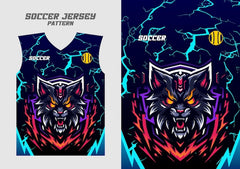 Next Print Fierce Cat Soccer Jersey