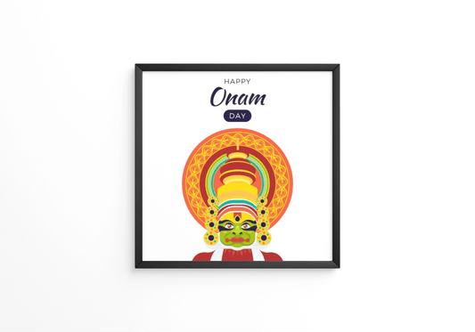 Flat indian onam frame - Next Print