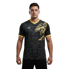 Next Print Soccer Jersey With Dragon Print.
