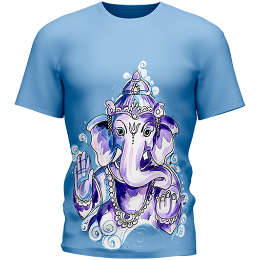 Ganesha T-Shirt With Your Name and Number Print