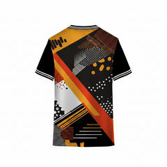 Next print Custom Geometric Abstract Sports Jersey – Multicolor Sublimation Cricket, Football & Team Wear Jersey for Men