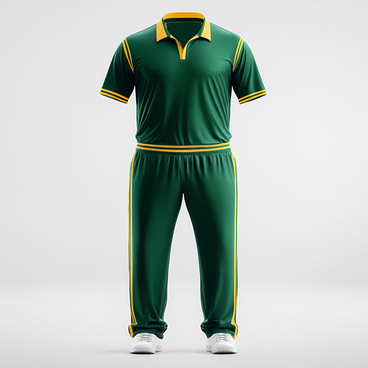 Next print Green Cricket Jersey & Track Pant Set – Custom Name & Number Printing