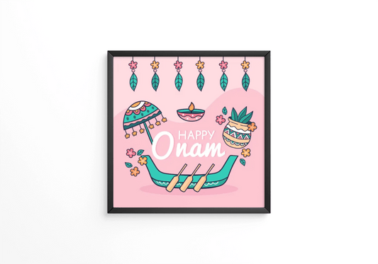 Hand drawn onam frame - Next Print