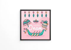 Hand drawn onam frame - Next Print