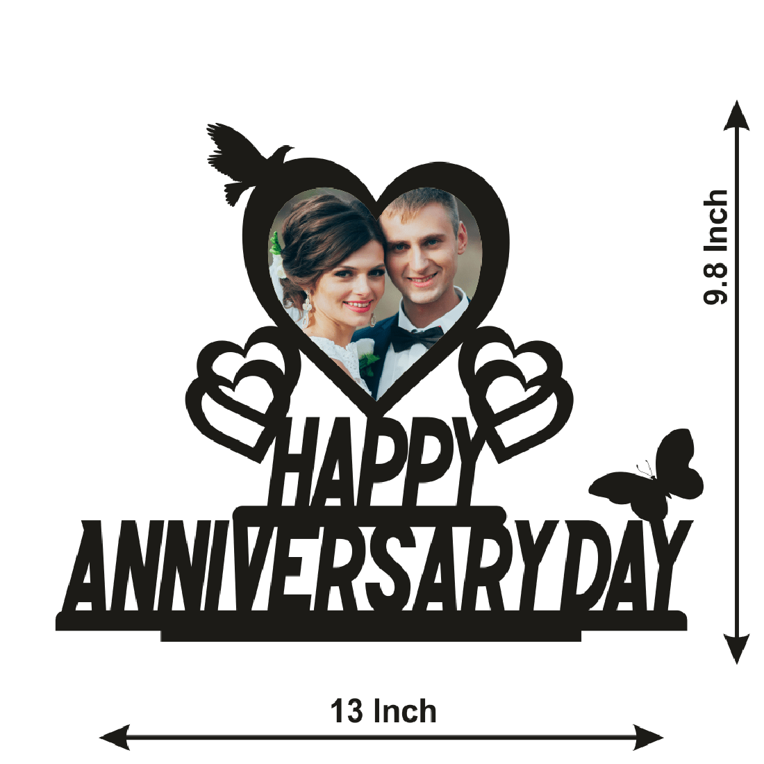 HAPPY ANNIVERSARY DAY BEST SINGLE IMAGE STAND FRAME - Next Print