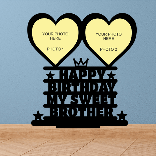Happy Birth Day Me Sweet Brother Photo Printed Gift. - Next Print