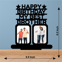Happy Birth Day My Best Brother Photo Printed Frame. - Next Print