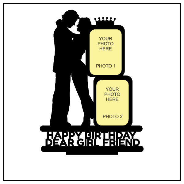 HAPPY BIRTHDAY DEAR GIRL FRIEND 113 - Next Print