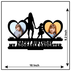 Happy Birthday My Adorable Daughter Stand Frame - Next Print