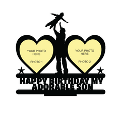 Happy Birthday My Adorable Son Stand Frame - Next Print