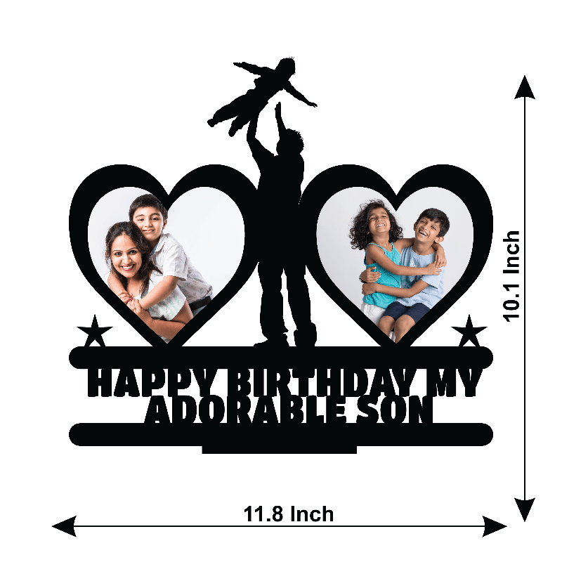 Happy Birthday My Adorable Son Stand Frame - Next Print