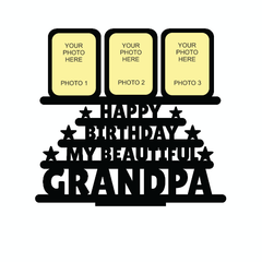 HAPPY BIRTHDAY MY BEAUTIFUL GRANDPA STAND FRAME - Next Print