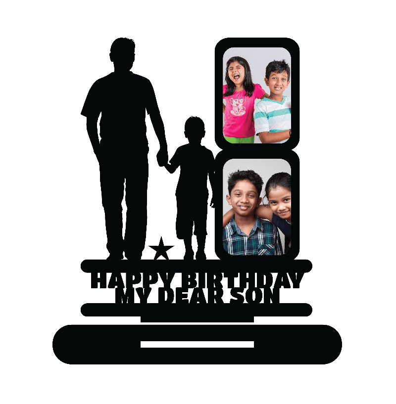 Happy Birthday My Dear Son Stand Frame - Next Print