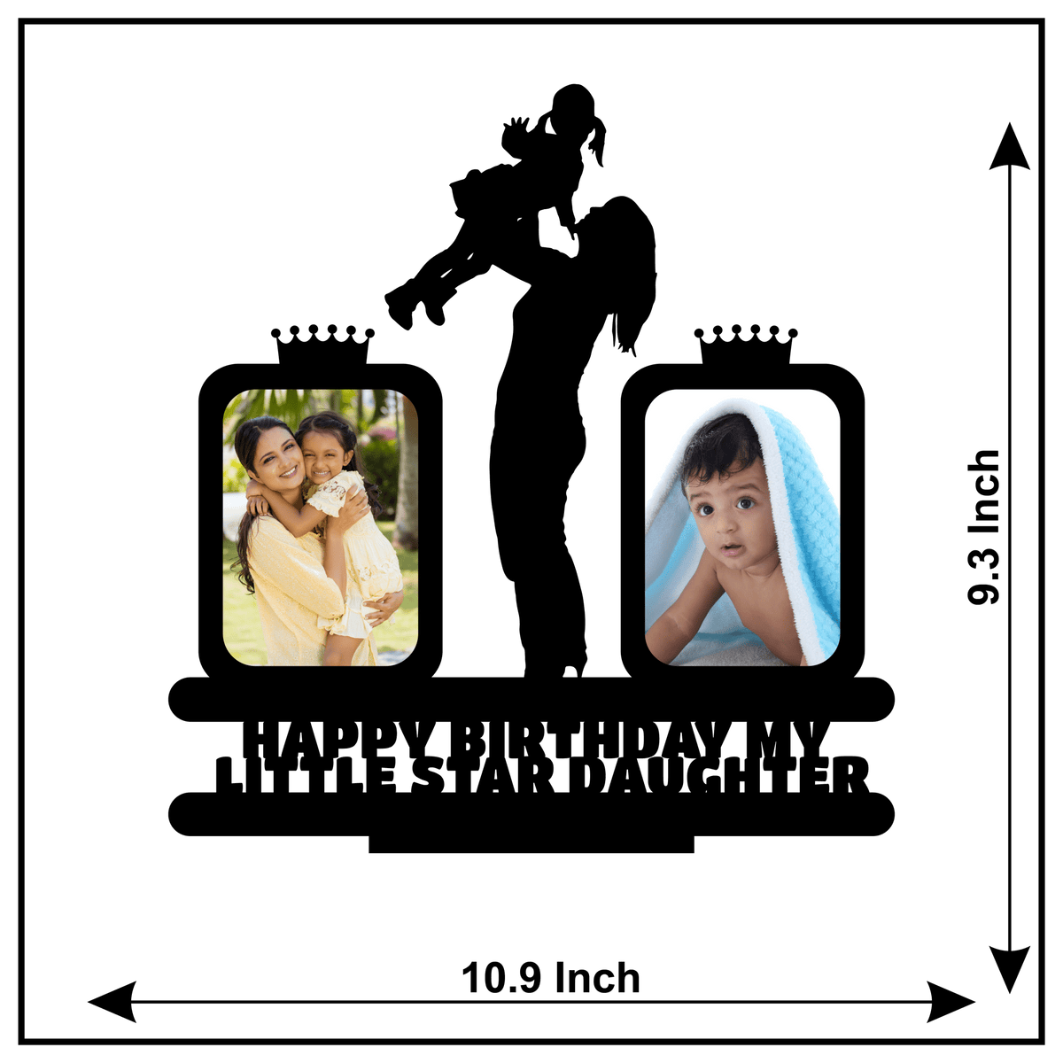 Happy Birthday My Little Star sister Stand Frame - Next Print