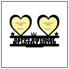 Happy Birthday My Lovely Sister Stand Frame - Next Print