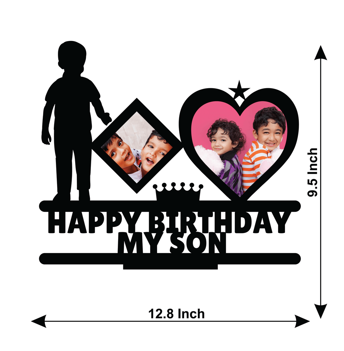 Happy Birthday My Son Stand Frame - Next Print