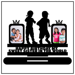 Happy Birthday My Sweet Sister In Tthe World Stand Frame - Next Print