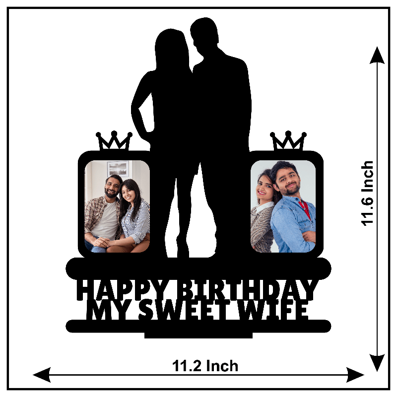 HAPPY BIRTHDAY MY SWEET WIFE STAND FRAME - Next Print