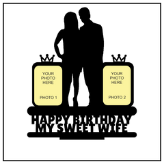 HAPPY BIRTHDAY MY SWEET WIFE STAND FRAME - Next Print