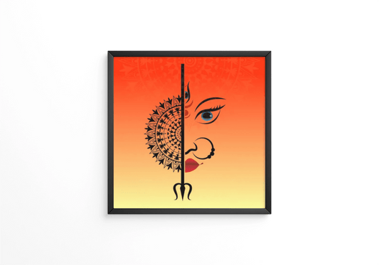 Happy Druga Puja frame - Next Print