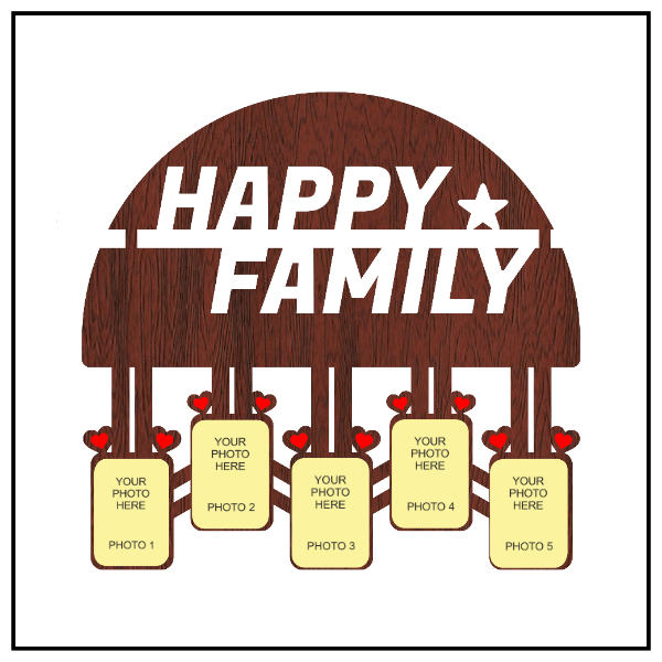 Happy Family Wall Frame - Next Print