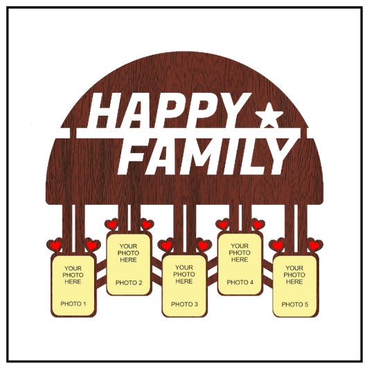 Happy Family Wall Frame - Next Print