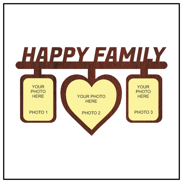 Happy Family Wall Frame - Next Print