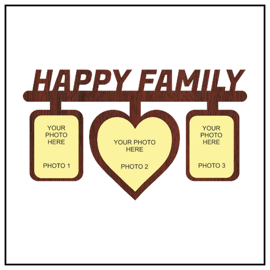 Happy Family Wall Frame - Next Print