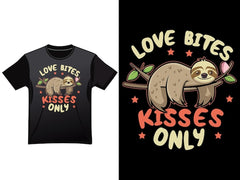 Next Print Happy valentines day 2D flat illustration tshirt design