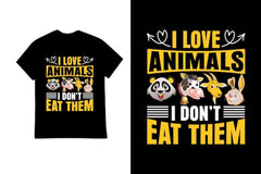 Next Print Happy world vegan day t shirt design Illustration