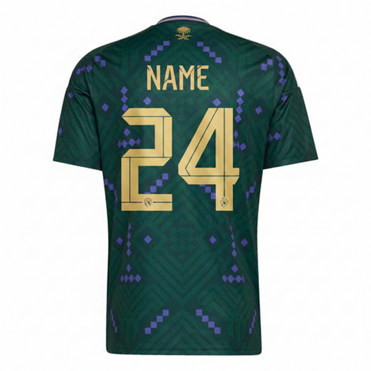 Custom Hungary style football jersey with personalized name and number