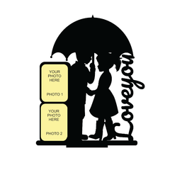 I L0VE YOU DOUBLE IMAGE STAND FRAME 109 - Next Print