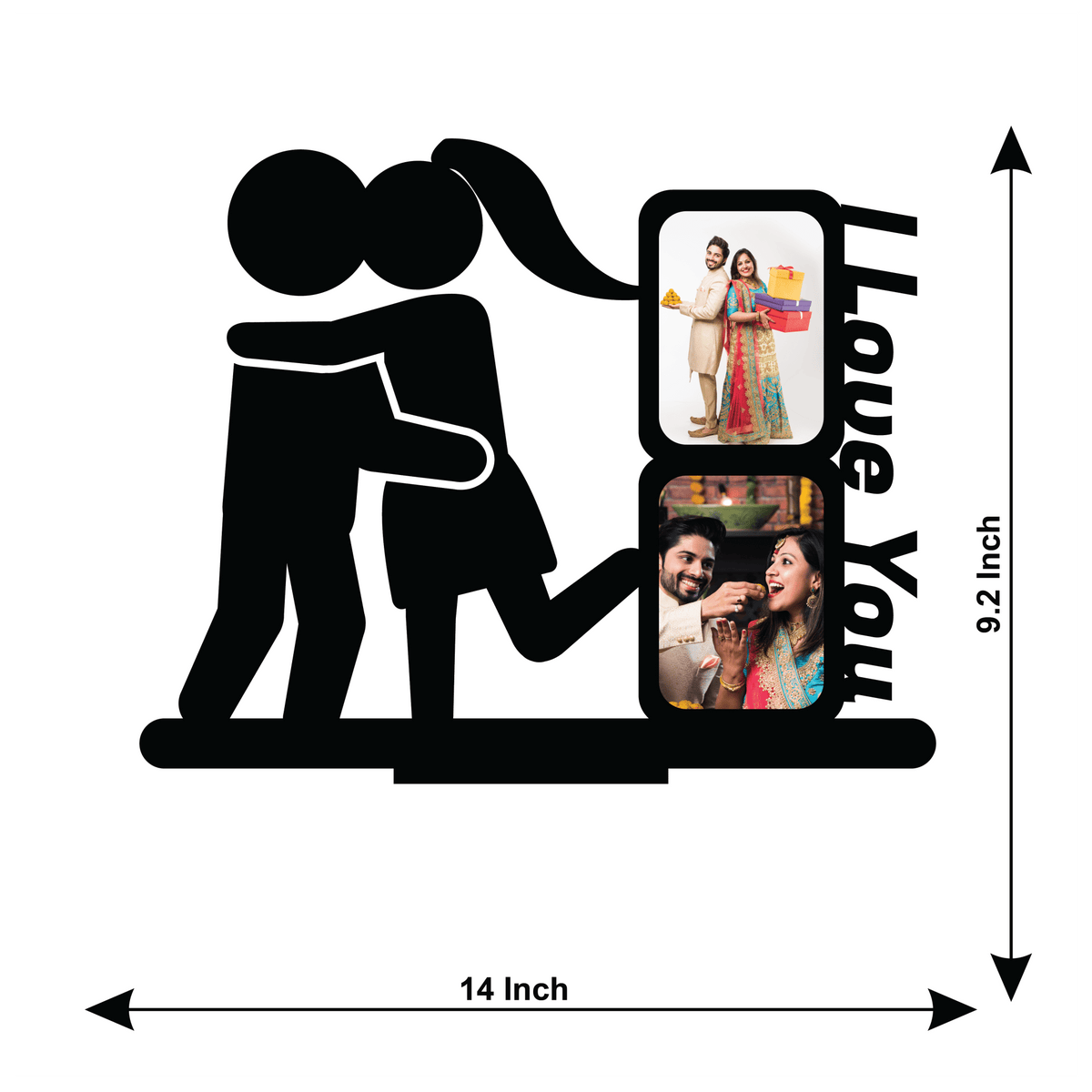 I LOVE YOU DOUBLE IMAGE STAND FRAME 106 - Next Print