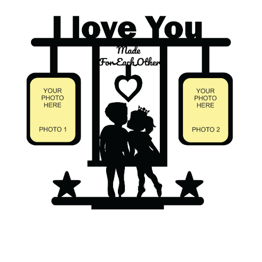 I LOVE YOU DOUBLE IMAGE STAND FRAME 109 - Next Print