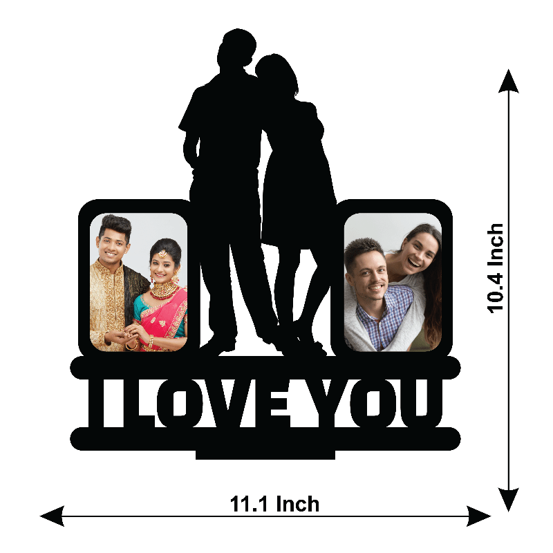I LOVE YOU DOUBLE IMAGE STAND FRAME 110 - Next Print