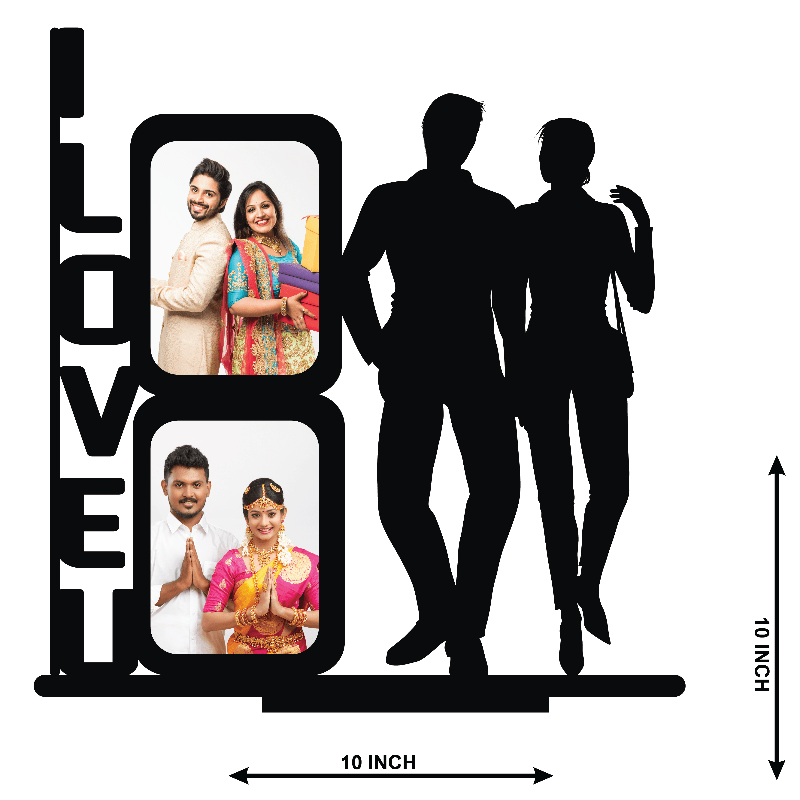 I LOVE YOU DOUBLE IMAGE STAND FRAME 116 - Next Print