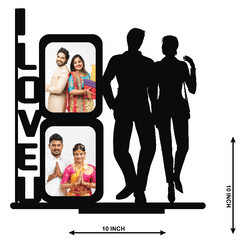 I LOVE YOU DOUBLE IMAGE STAND FRAME 116 - Next Print