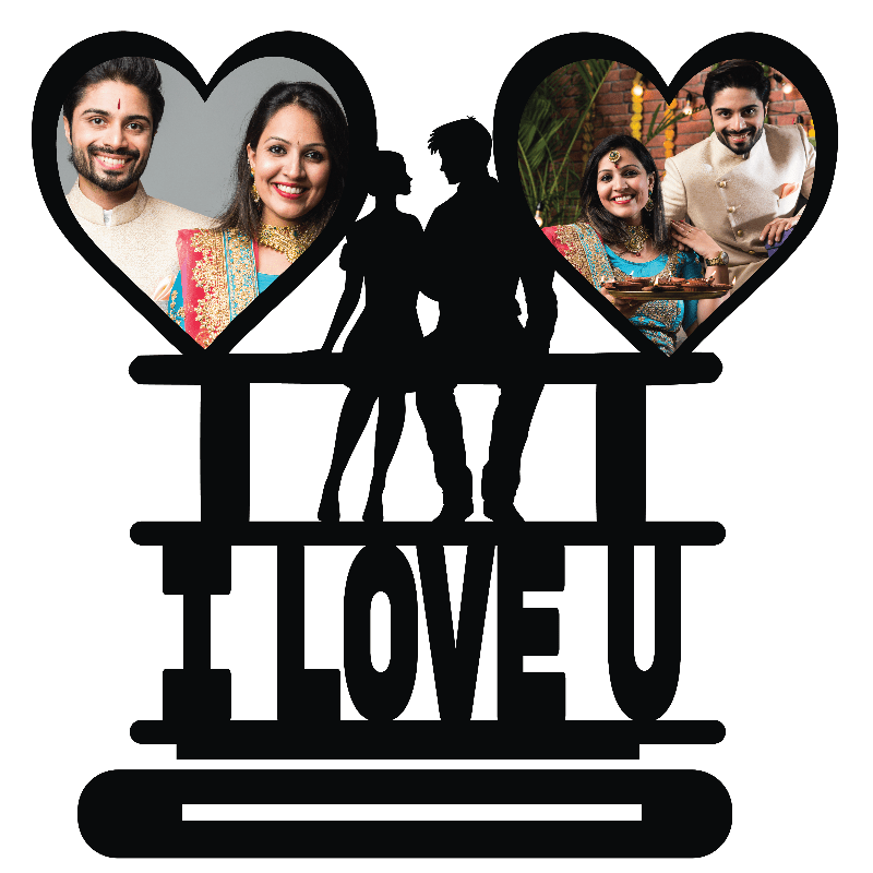 I LOVE YOU DOUBLE IMAGE STAND FRAME 118 - Next Print