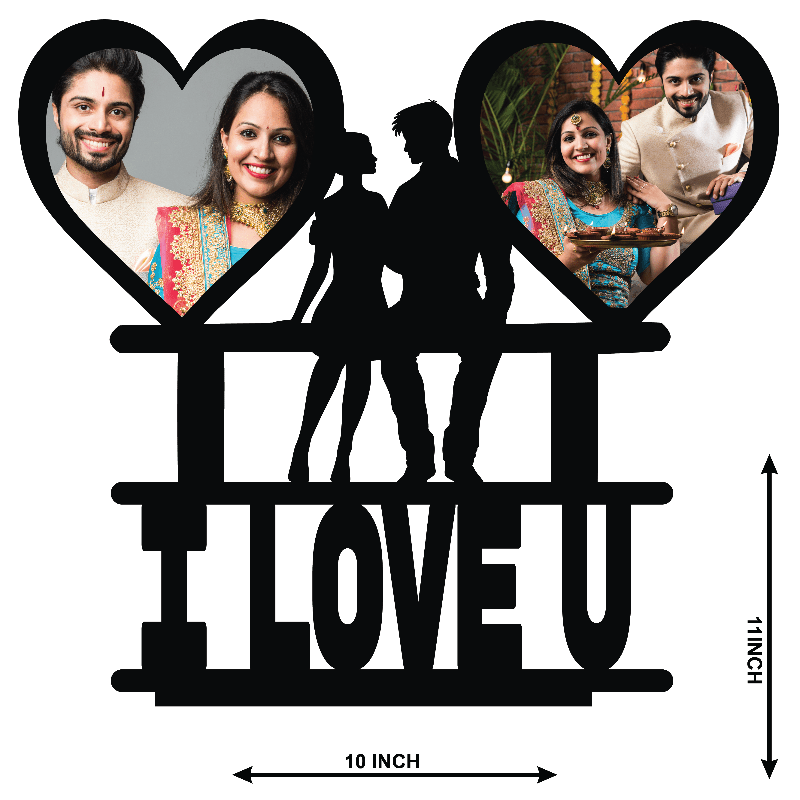 I LOVE YOU DOUBLE IMAGE STAND FRAME 118 - Next Print