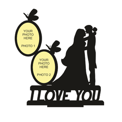 I LOVE YOU DOUBLE IMAGE STAND FRAME 124 - Next Print