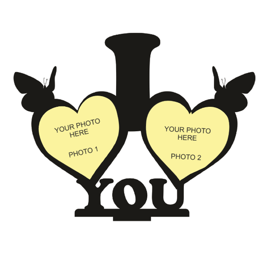 I LOVE YOU DOUBLE IMAGE STAND FRAME 124 - Next Print