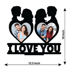 I LOVE YOU DOUBLE IMAGE STAND FRAME 131 - Next Print