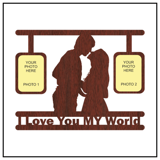 I LOVE YOU MY WORLD WALLFRAME - Next Print