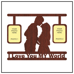 I LOVE YOU MY WORLD WALLFRAME - Next Print