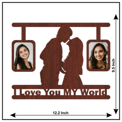 I LOVE YOU MY WORLD WALLFRAME - Next Print