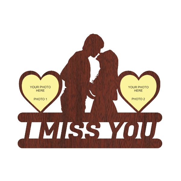 I MISS YOU DOUBLE IMAGE WALLFRAME - Next Print