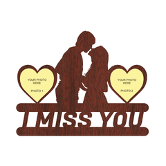 I MISS YOU DOUBLE IMAGE WALLFRAME - Next Print