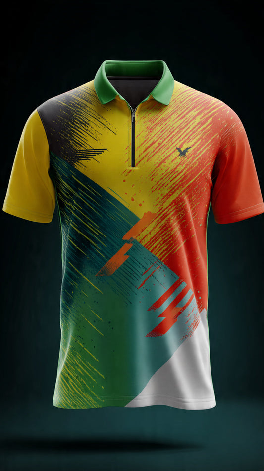 Next Print Cricket Custom Football Jersey with Collarsports jersey pole t- shirt / All over printed jersey / mem and women