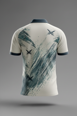Next Print Cricket Custom Football Jersey with Collar sports jersey pole t- shirt / All over printed jersey / mem and women